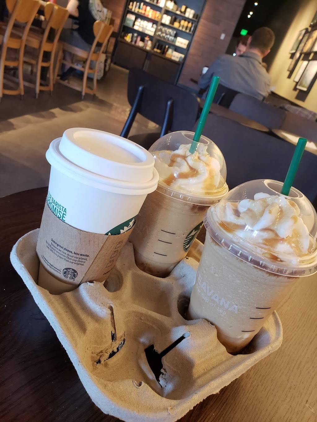 Starbucks | cafe | 28676 FL-54, Wesley Chapel, FL 33543, USA | 3524245242 OR +1 352-424-5242