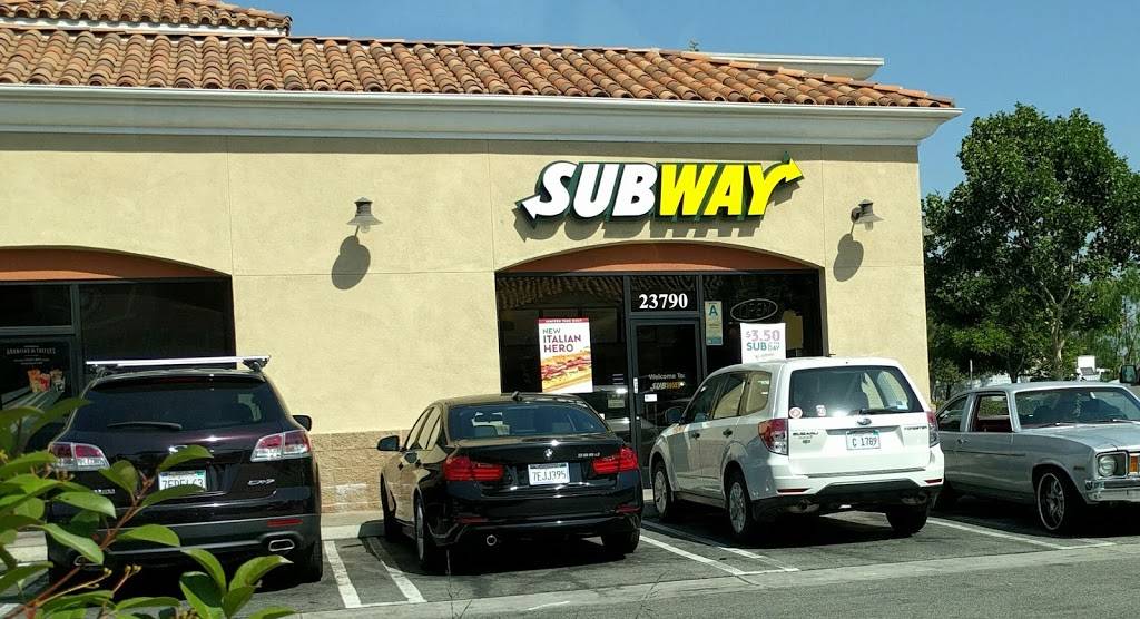 Subway Restaurants | restaurant | 23790 Newhall Ave, Santa Clarita, CA 91321, USA | 6612592907 OR +1 661-259-2907