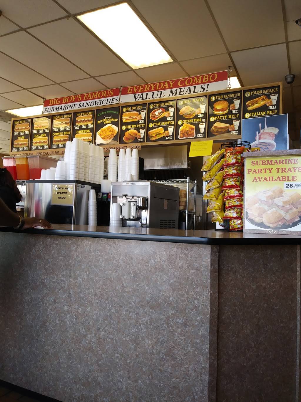 Big Boy Submarine | restaurant | 405 Lincoln Hwy, Chicago Heights, IL 60411, USA | 7084813369 OR +1 708-481-3369