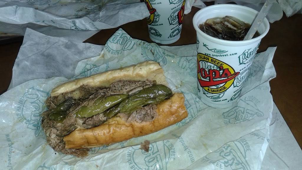 Pops Italian Beef & Sausage | restaurant | 8001 Ogden Ave, Lyons, IL 60534, USA | 7084428077 OR +1 708-442-8077