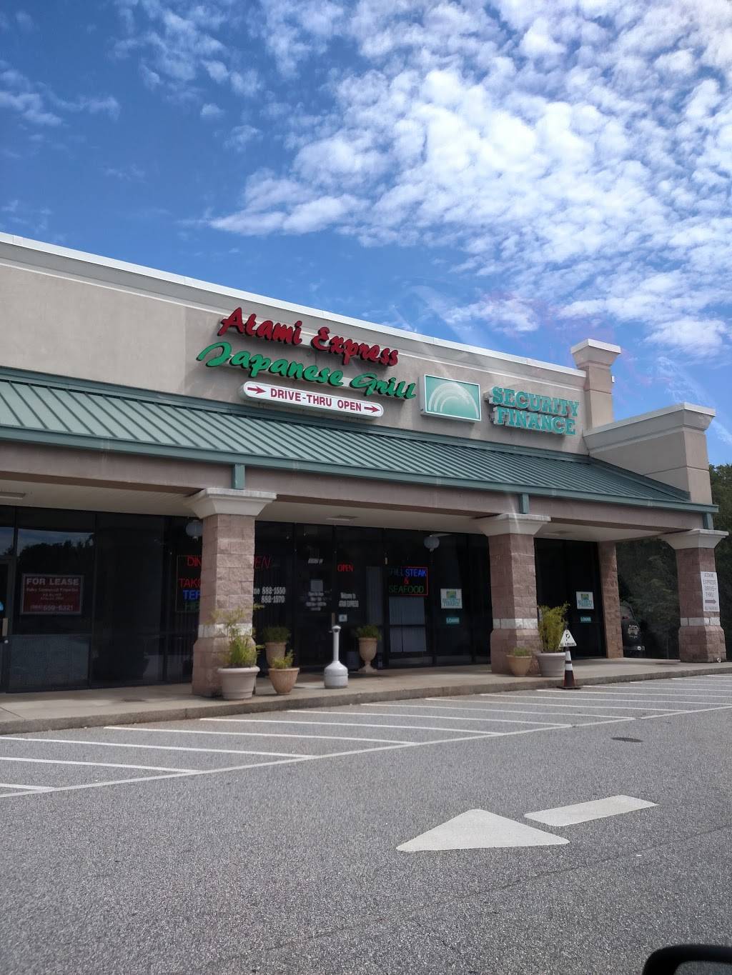 Atami Express | restaurant | 117 Rochester Hwy # C, Seneca, SC 29672, USA | 8648821550 OR +1 864-882-1550