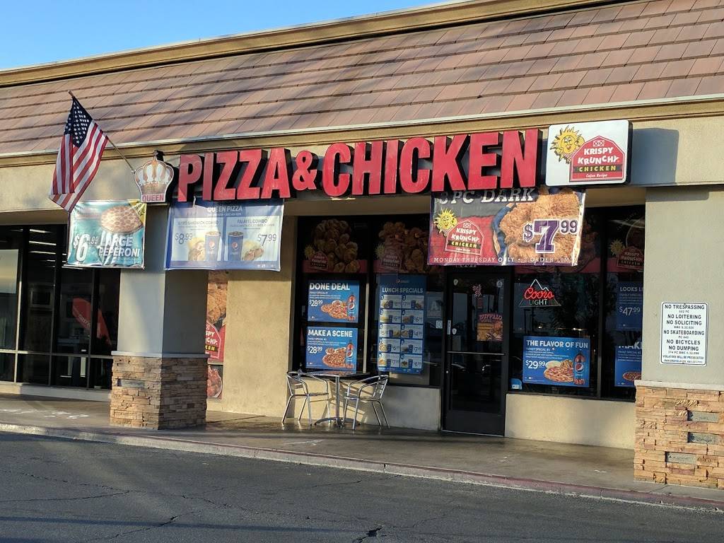 Queen Pizza & krispy Krunchy Chicken | restaurant | 2697 Mt Vernon Ave #B, Bakersfield, CA 93306, USA | 6614930205 OR +1 661-493-0205