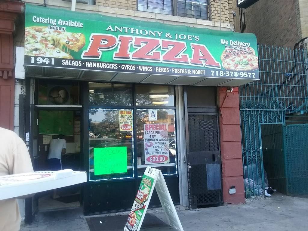 Anthony & Joes Pizza | restaurant | 1941 Southern Blvd, Bronx, NY 10460, USA | 7183789577 OR +1 718-378-9577