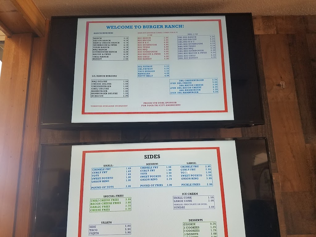 Kennewick Burger Ranch | restaurant | 808 W Vineyard Dr, Kennewick, WA 99336, USA | 5095825554 OR +1 509-582-5554