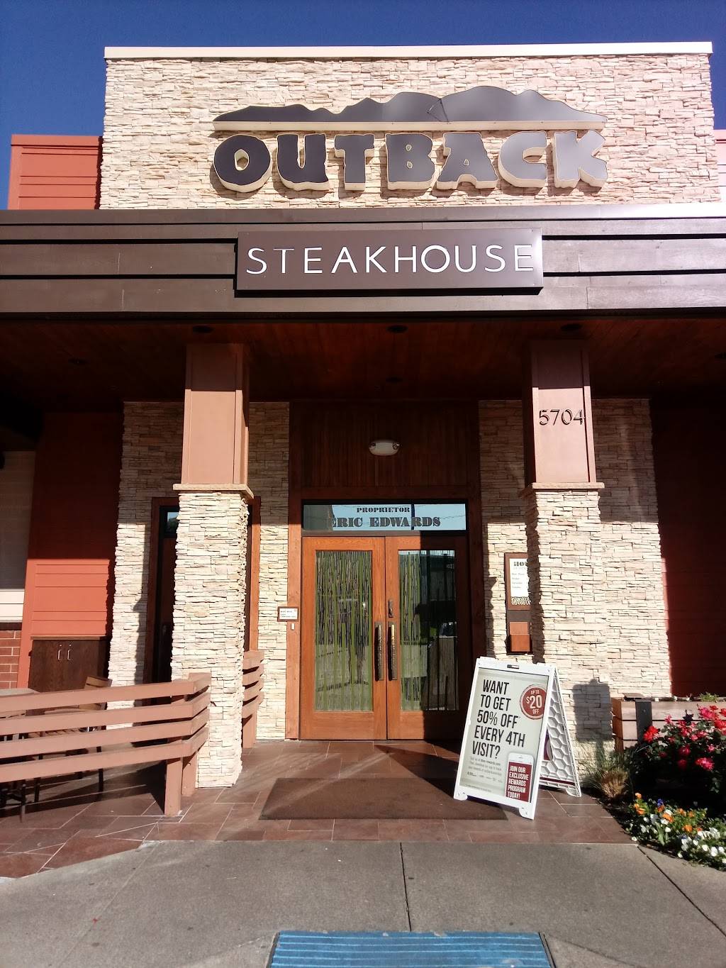 Outback Steakhouse | restaurant | 5704 S Broadway Ave, Tyler, TX 75703, USA | 9035098193 OR +1 903-509-8193