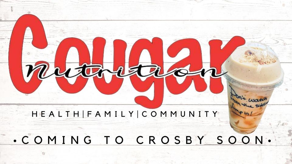 Cougar Nutrition | restaurant | 6500 FM 2100 #320, Crosby, TX 77532, USA | 2814624569 OR +1 281-462-4569