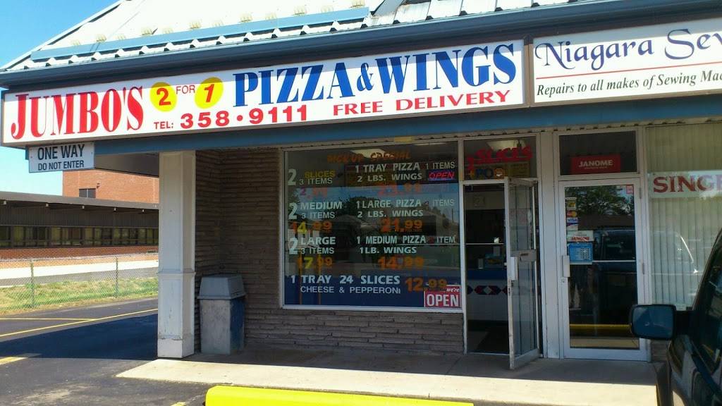 Jumbo Pizza & Wings 3 For 1 | restaurant | 7160 Dorchester Rd, Niagara Falls, ON L2G 5V6, Canada | 9053589111 OR +1 905-358-9111
