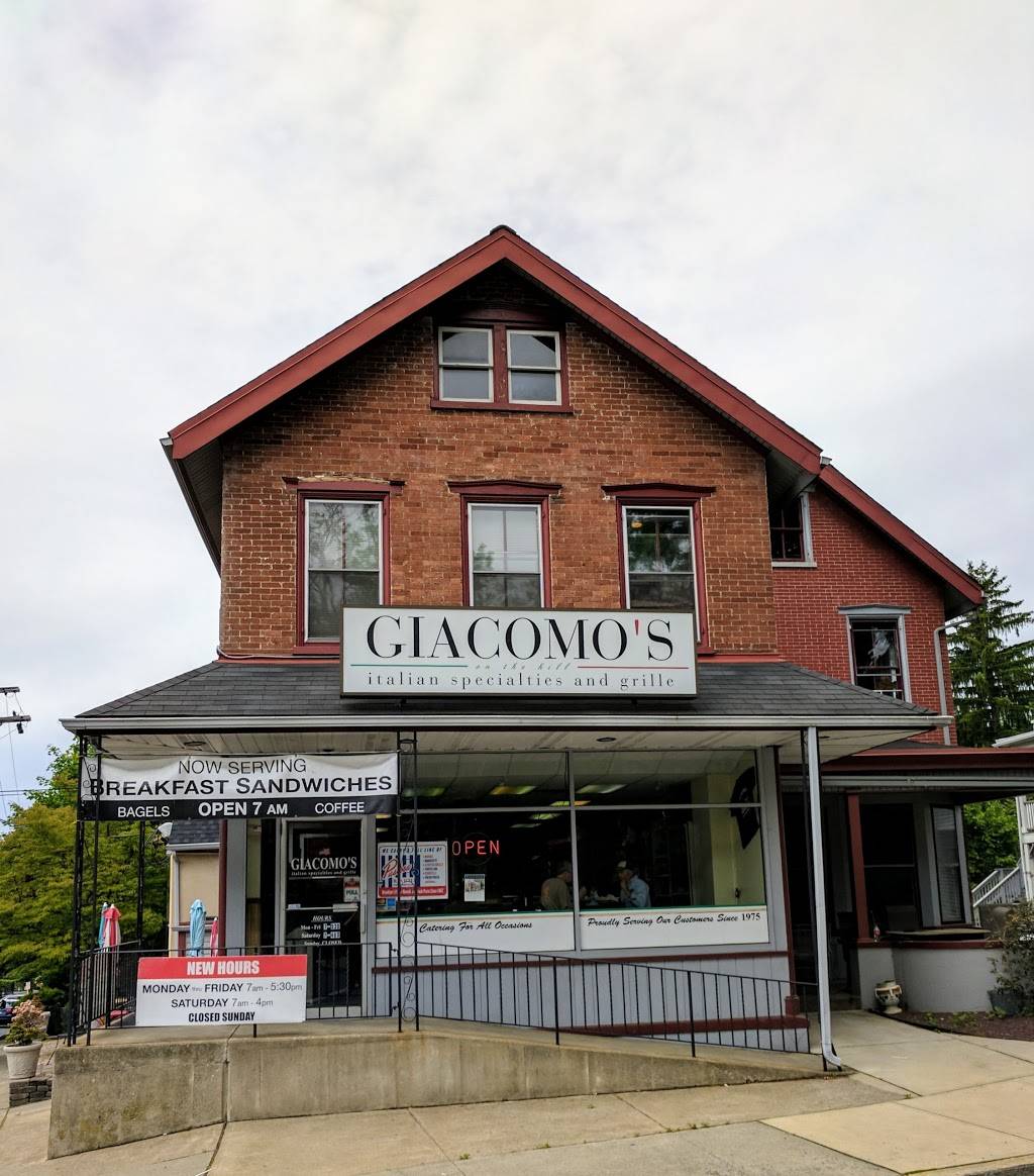 Giacomos Italian Grille | restaurant | 700 Cattell St, Easton, PA 18042, USA | 6104381945 OR +1 610-438-1945