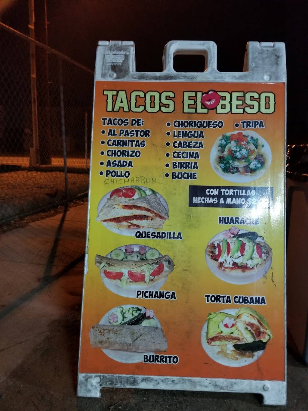 Tacos El Beso | restaurant | 1301-1499 W 12th St, Santa Ana, CA 92703, USA | 7146598190 OR +1 714-659-8190