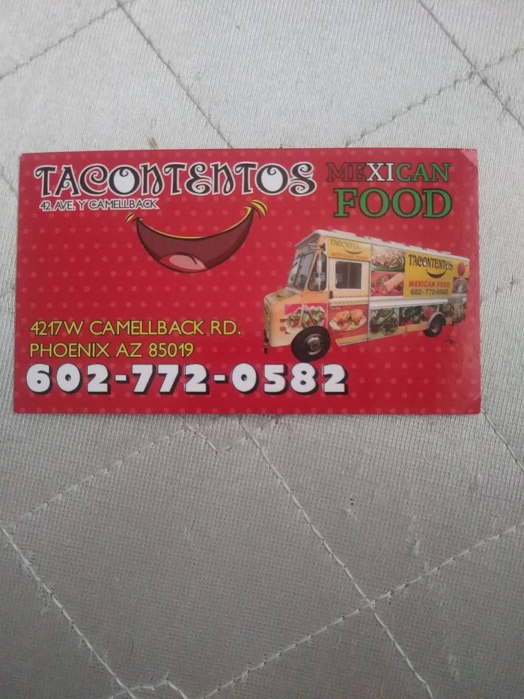 Tacontentos Mexican Food | restaurant | 4217 W Camelback Rd, Phoenix, AZ 85019, USA | 6027720582 OR +1 602-772-0582