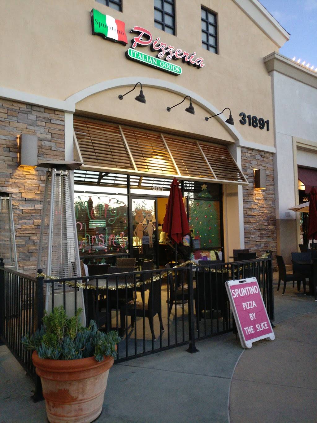 Spuntino Pizzeria Italia | restaurant | 31891 Rancho California Rd, Temecula, CA 92591, USA | 9516997722 OR +1 951-699-7722