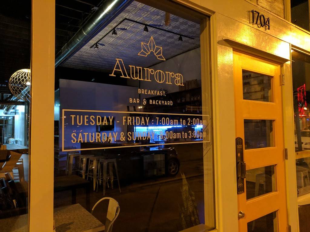 Aurora | restaurant | 2029, 1704 NW 16th St, Oklahoma City, OK 73106, USA | 4056091960 OR +1 405-609-1960