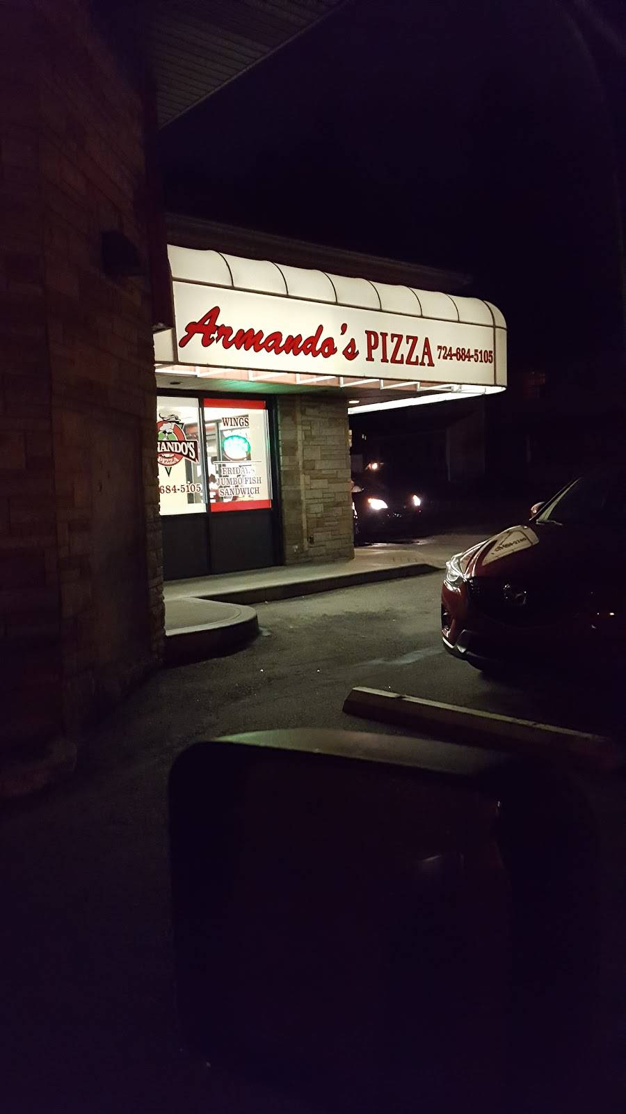 Armandos Pizza | restaurant | 201 Tyrol Blvd, Belle Vernon, PA 15012, USA | 7246845105 OR +1 724-684-5105