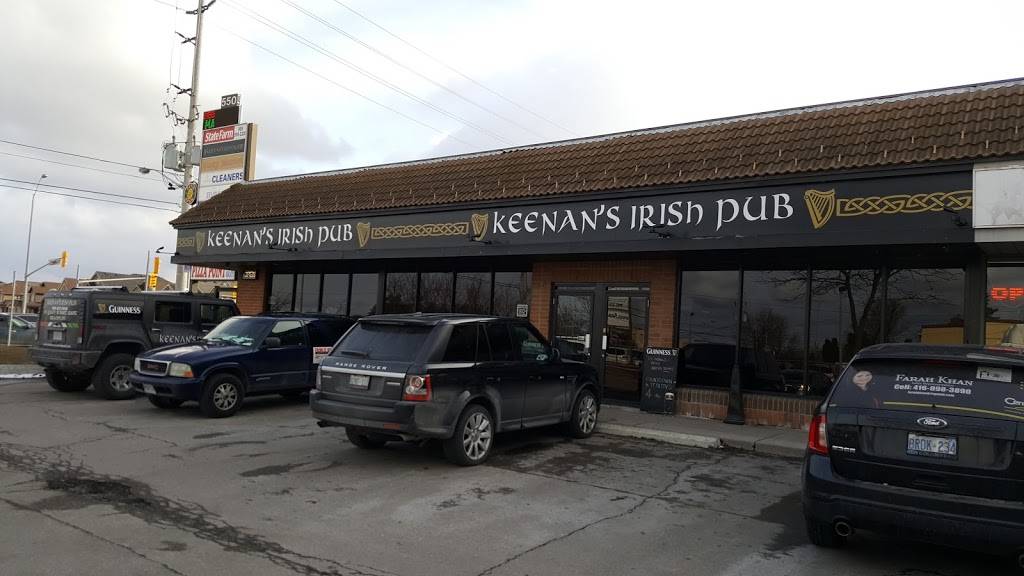 Keenans Irish Pub | restaurant | 550 Queen St W #9, Brampton, ON L6X 3E1, Canada | 9054571818 OR +1 905-457-1818