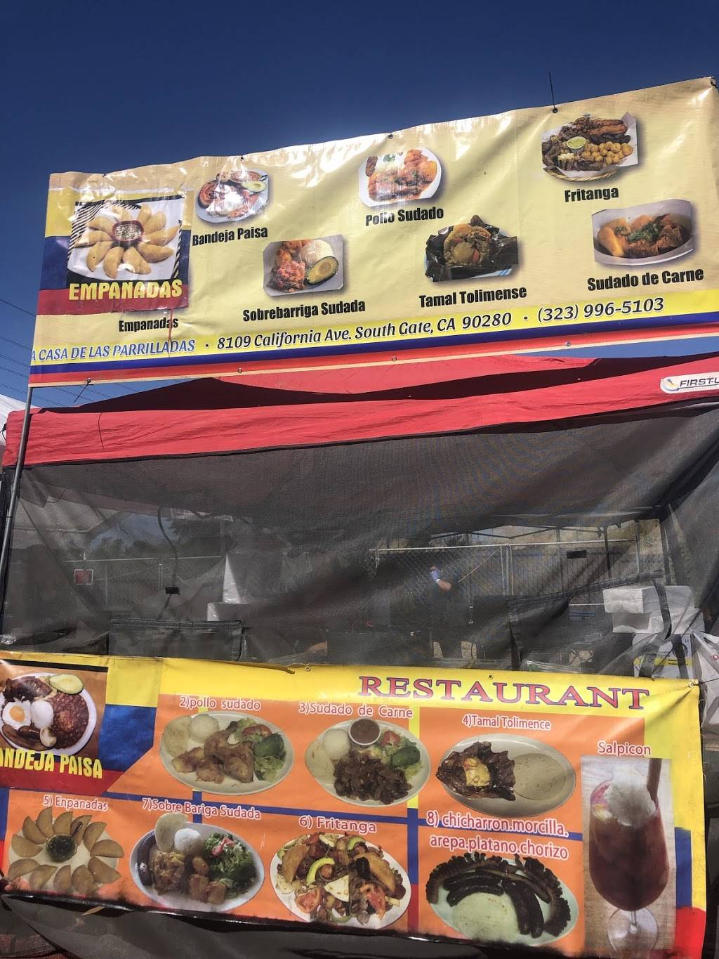 La Casa de las Parrilladas Colombian And Puerto Rican Restaurant | restaurant | 8109 California Ave, South Gate, CA 90280, USA | 3239965103 OR +1 323-996-5103