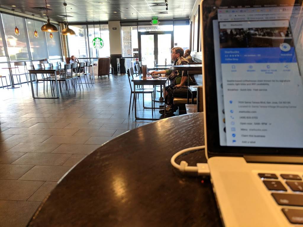 Starbucks | cafe | 7026 Santa Teresa Blvd, San Jose, CA 95139, USA | 4088333702 OR +1 408-833-3702