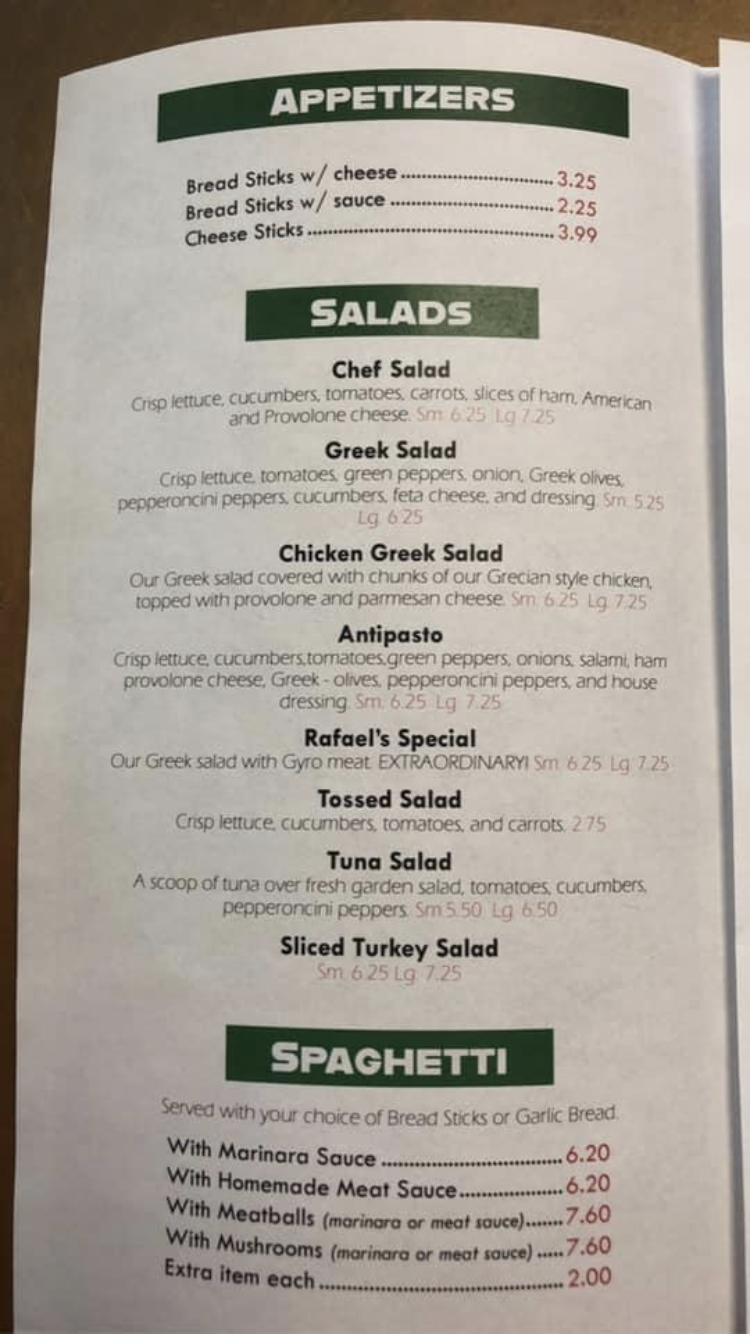 Rafael’s Pizzeria Hazel Green, Al | restaurant | 12819 Hwy 231 431 N, Hazel Green, AL 35750, USA | 2568135218 OR +1 256-813-5218