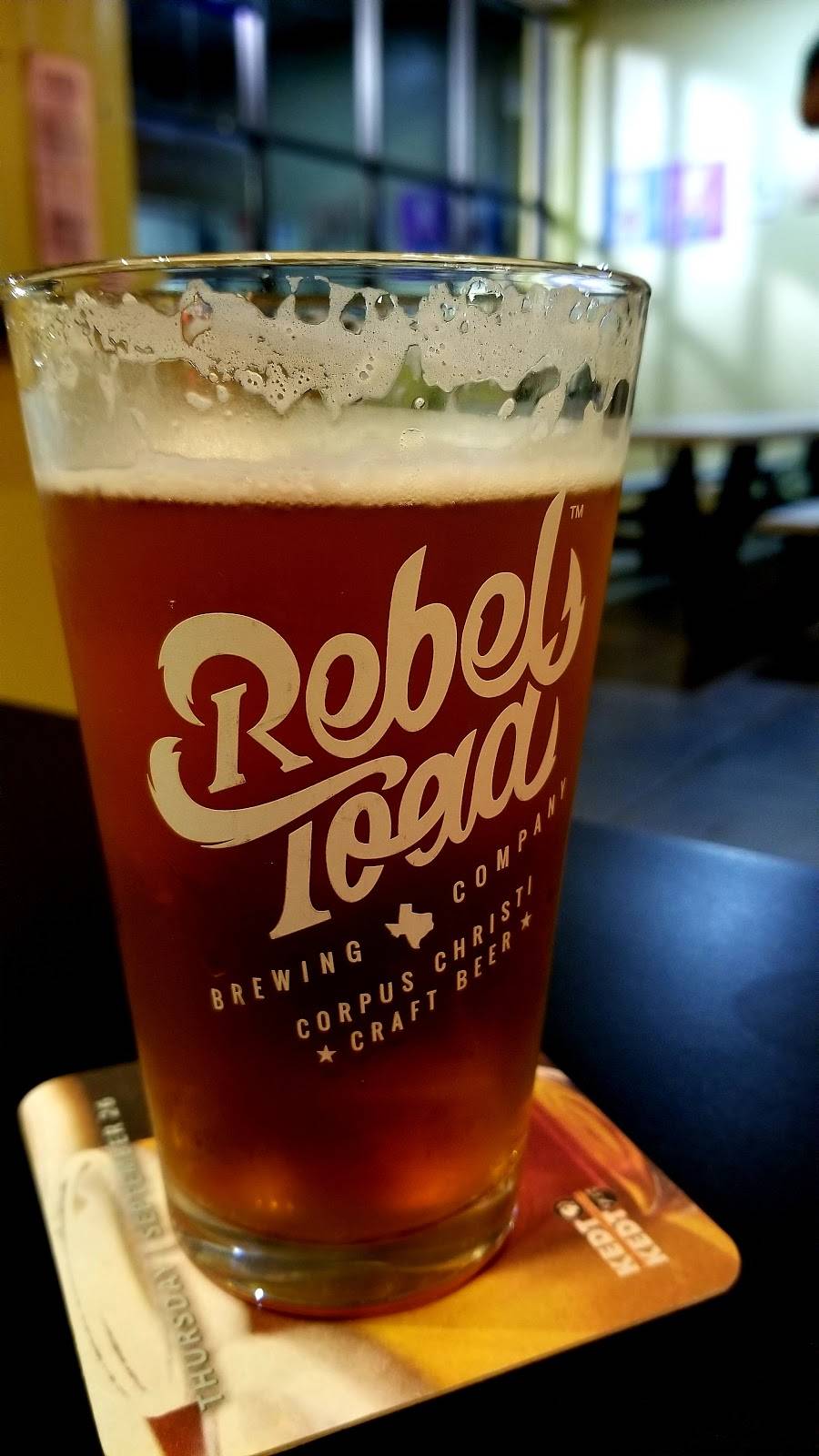 Rebel Toad Brewing Co. | restaurant | 425 William St, Corpus Christi, TX 78401, USA | 5122211267 OR +1 512-221-1267