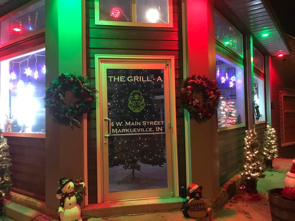 The Grill-A | restaurant | 4 W Main St, Markleville, IN 46056, USA | 7655335299 OR +1 765-533-5299