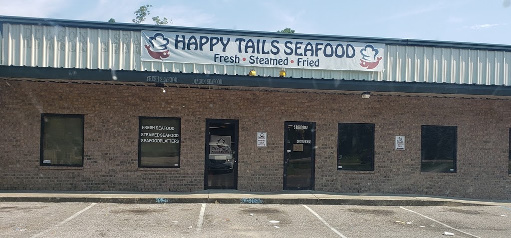 Happy tails seafood | restaurant | 4880 Lakeland Dr, Mobile, AL 36619, USA | 2514089839 OR +1 251-408-9839