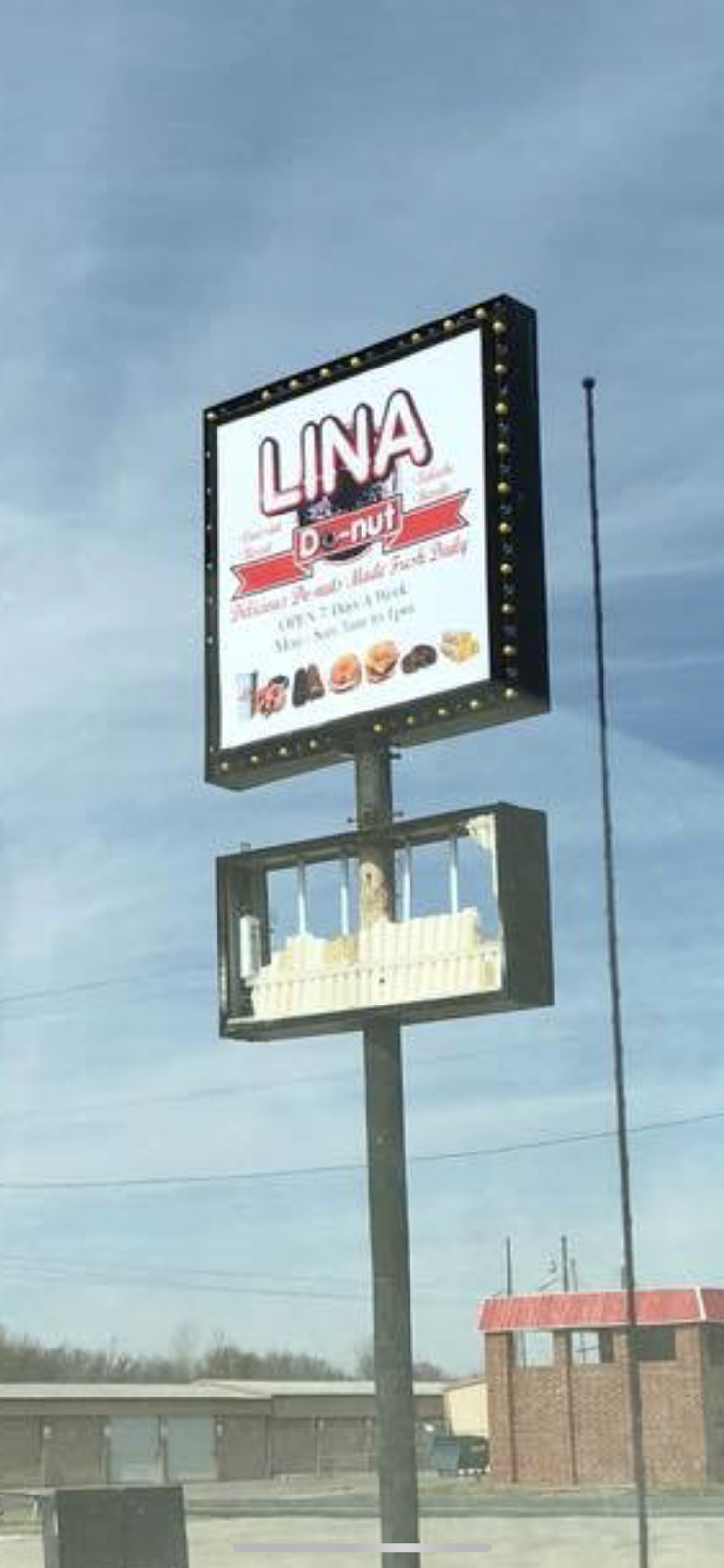 Lina Do-nut | restaurant | 716 OK-2, Warner, OK 74469, USA | 9189109019 OR +1 918-910-9019