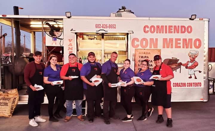 Comiendo Con memo | restaurant | 7145 S 51st Ave, Laveen Village, AZ 85339, USA | 6028268652 OR +1 602-826-8652