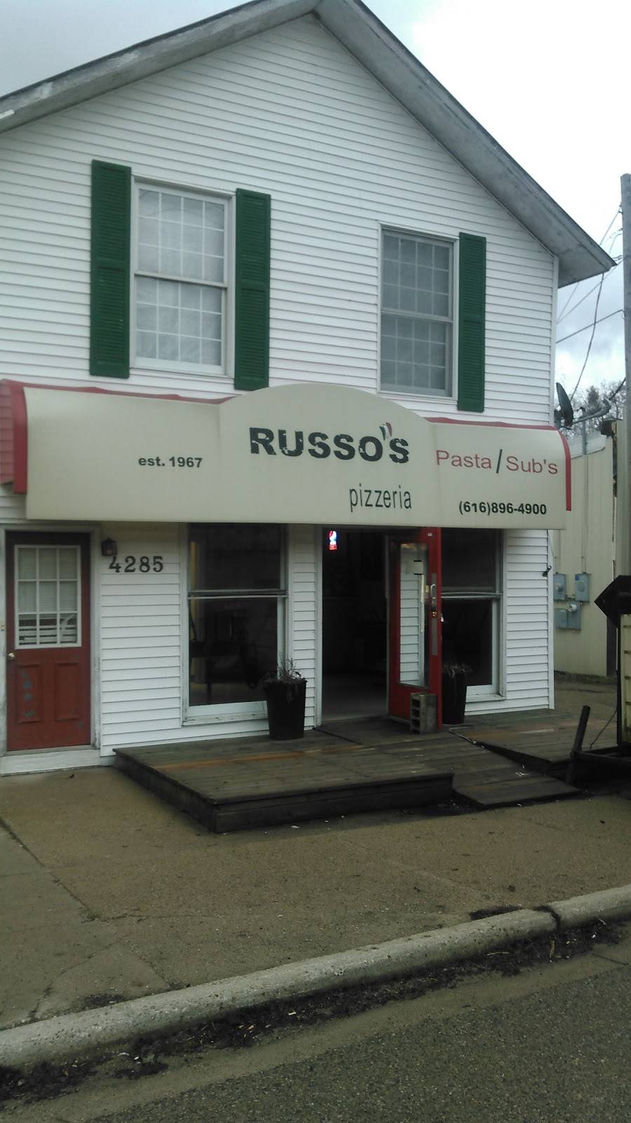 Russos Pizzeria | restaurant | 4285 30th Street, Dorr, MI 49323, USA | 6168964900 OR +1 616-896-4900