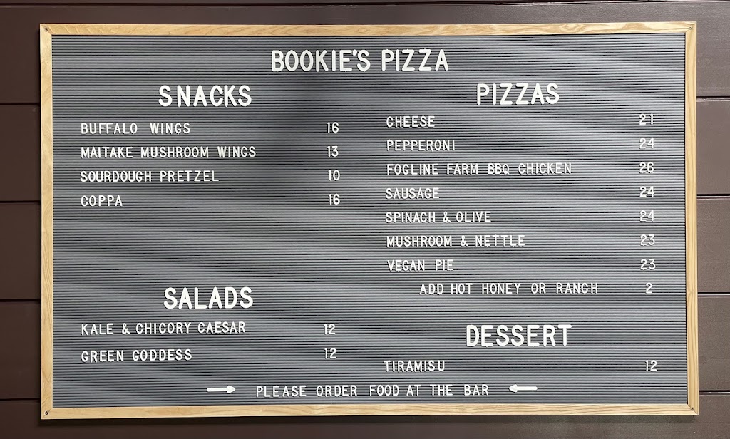 Bookie’s Pizza | restaurant | 1315 Water St, Santa Cruz, CA 95062, USA | 8312466158 OR +1 831-246-6158