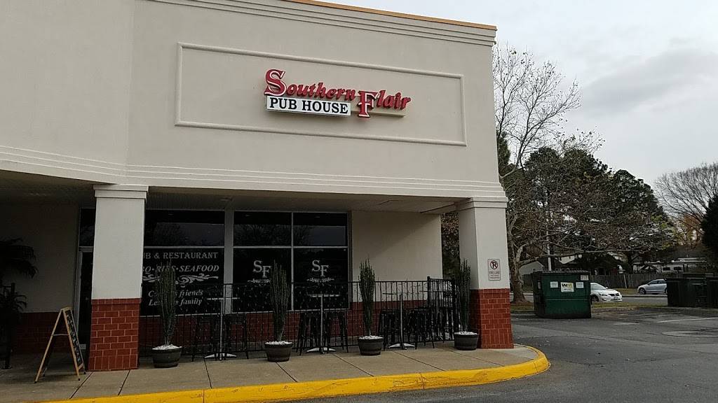 Southern Flair Pub House | restaurant | 1400 Kempsville Rd Suite 134, Chesapeake, VA 23320, USA | 7578424300 OR +1 757-842-4300