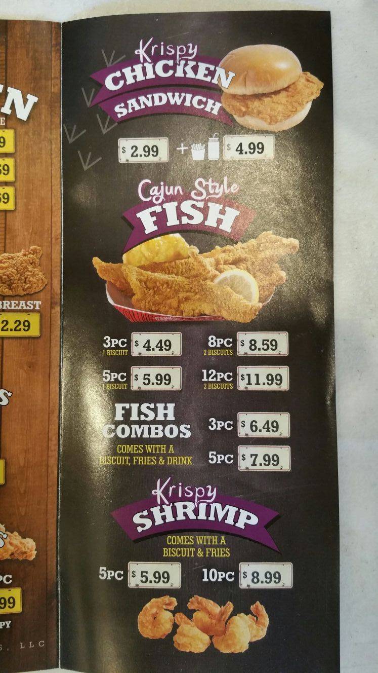 Krispy Krunchy Chicken | meal takeaway | 1058 Kiutuestia Creek Rd, Blairsville, GA 30512, USA | 7067811058 OR +1 706-781-1058