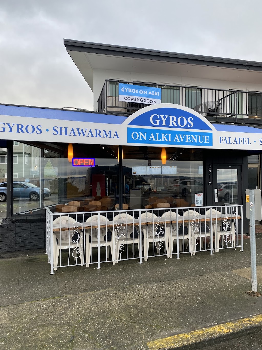 Gyros on Alki | restaurant | 2716 Alki Ave SW, Seattle, WA 98116, USA | 2068299165 OR +1 206-829-9165