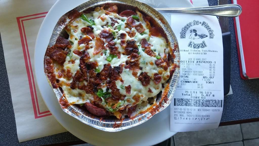 Rotisserie Pizzeria Royal | restaurant | 310 Boulevard Thibeau, Trois-Rivières, QC G8T 6Y4, Canada | 8196935730 OR +1 819-693-5730