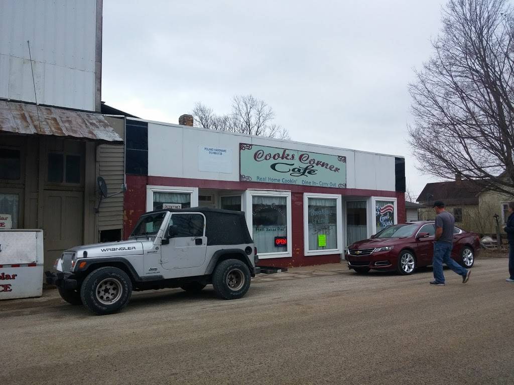 Cooks Corner | restaurant | 3998 N Bowling Green Poland Rd, Poland, IN 47868, USA | 8129863245 OR +1 812-986-3245