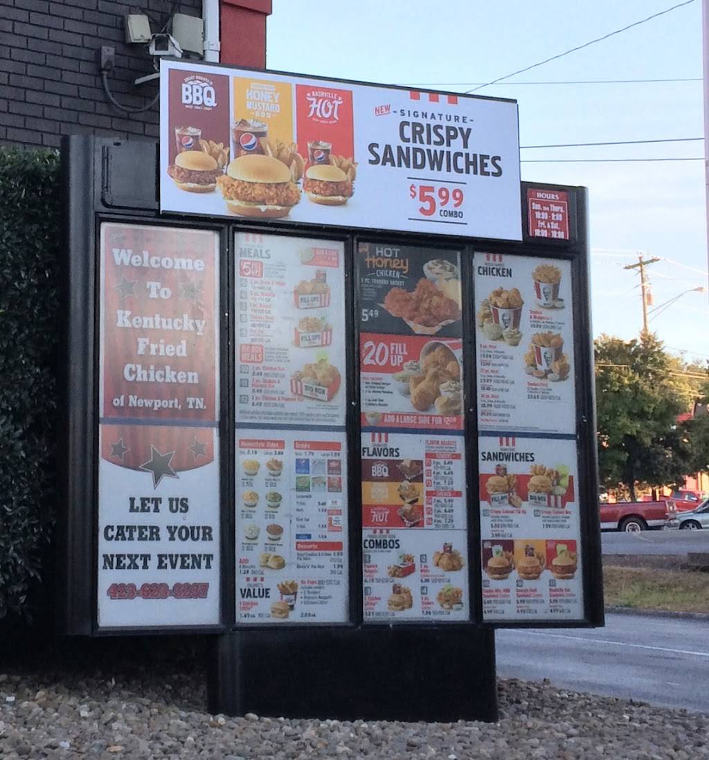 KFC | restaurant | 805 Cosby Hwy, Newport, TN 37821, USA | 4236233237 OR +1 423-623-3237