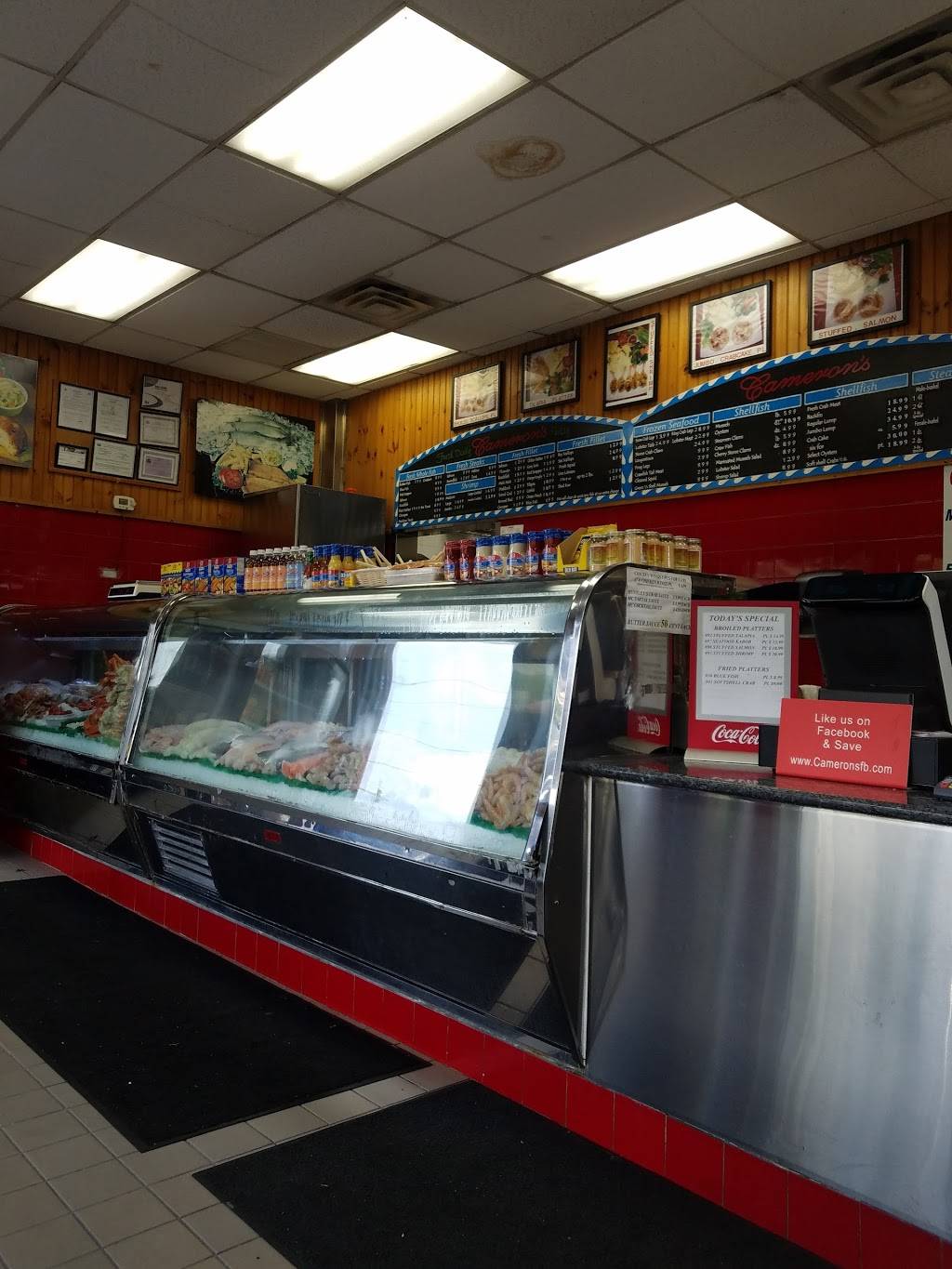 Camerons Seafood | restaurant | 3919 Branch Ave, Marlow Heights, MD 20748, USA | 3013162000 OR +1 301-316-2000