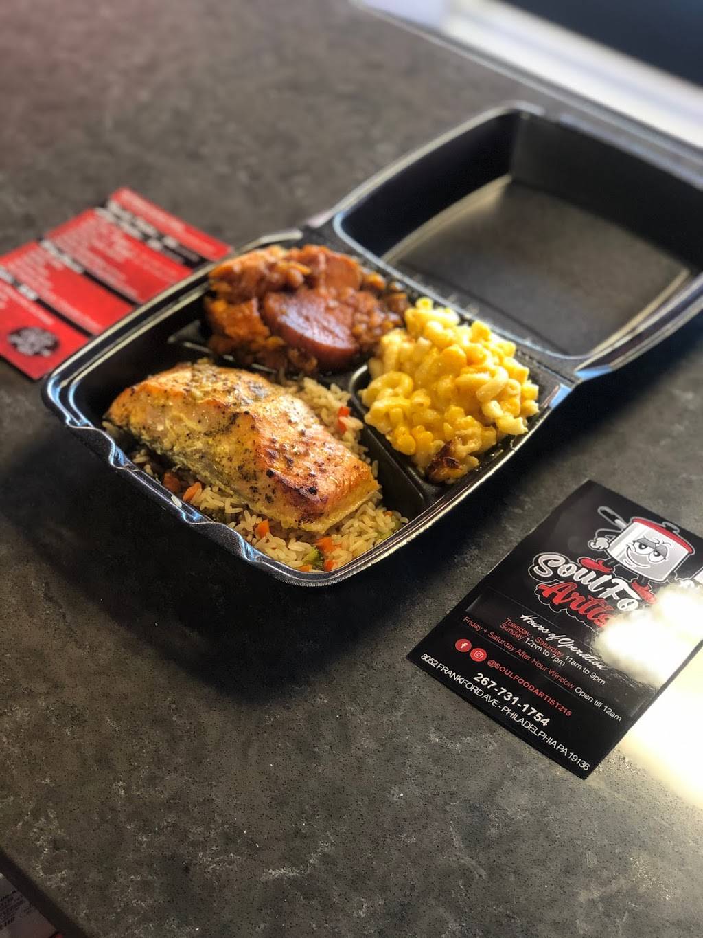 Soul Food Artist | restaurant | 8052 Frankford Ave, Philadelphia, PA 19136, USA | 2677311754 OR +1 267-731-1754