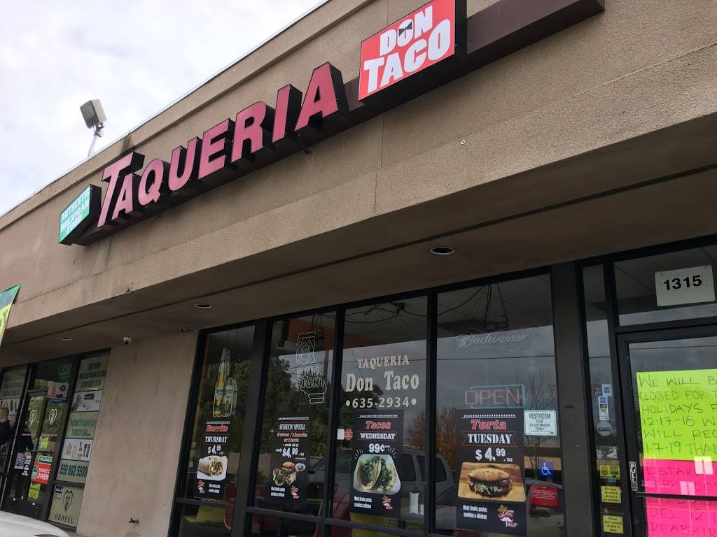 Don Taqueria Taco | restaurant | 1307 E Houston Ave, Visalia, CA 93292, USA | 5596352934 OR +1 559-635-2934