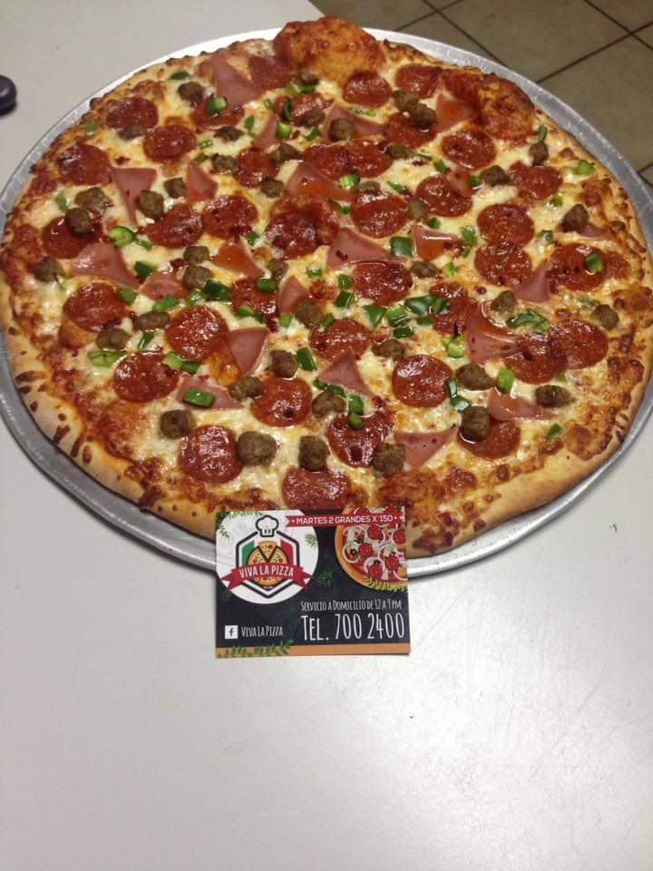 Viva La Pizza | restaurant | Int. B, Av. Martires de Chicago 523, Obrera, 22625 Tijuana, B.C., Mexico | 016647002400 OR +52 664 700 2400