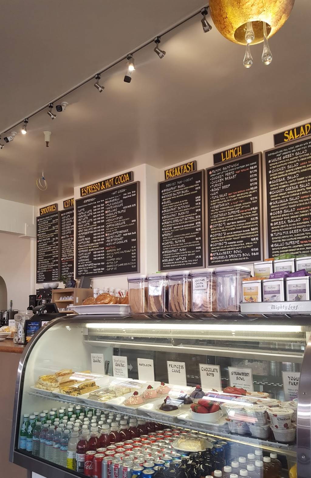 Carmel Coffee And Cocoa Bar | cafe | Carmel Plaza, Garden Level, Ocean Avenue &, Mission St, Carmel-By-The-Sea, CA 93921, USA | 8319157306 OR +1 831-915-7306