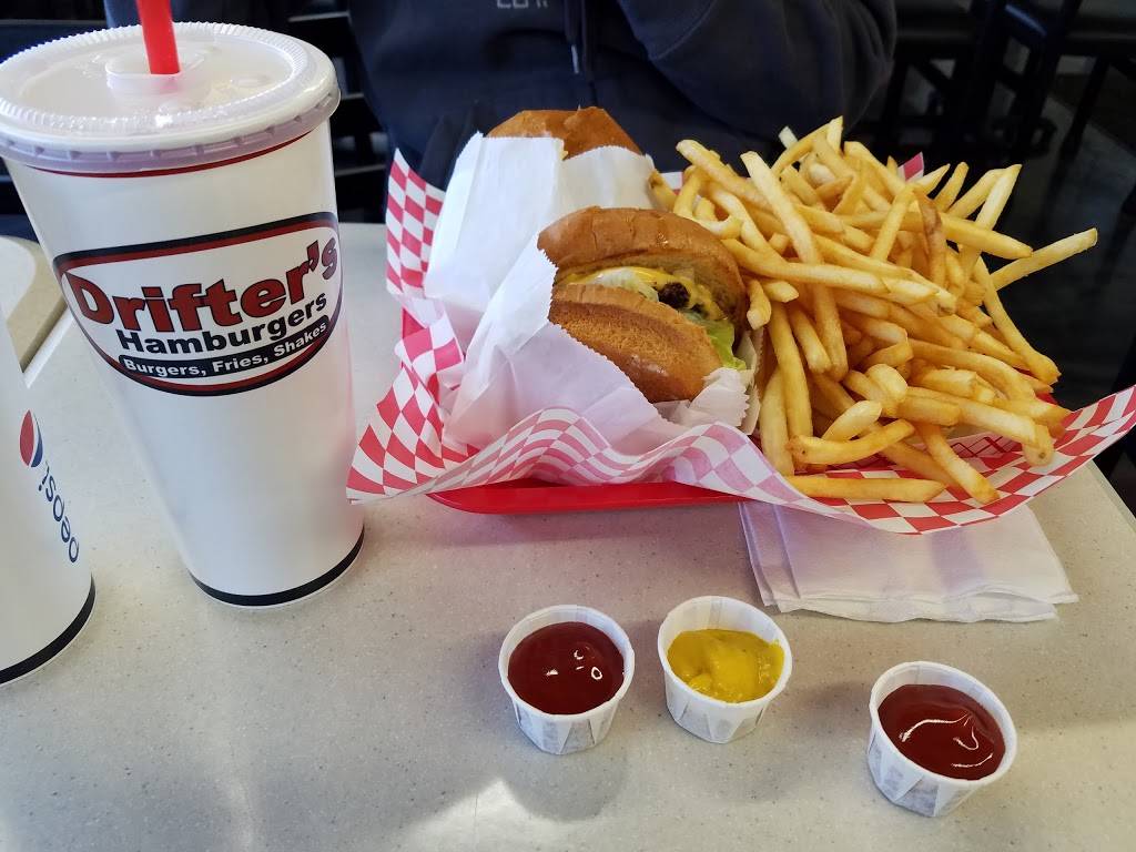 Drifters Hamburgers | restaurant | 4455 Mark Dabling Blvd, Colorado Springs, CO 80907, USA | 7195488163 OR +1 719-548-8163