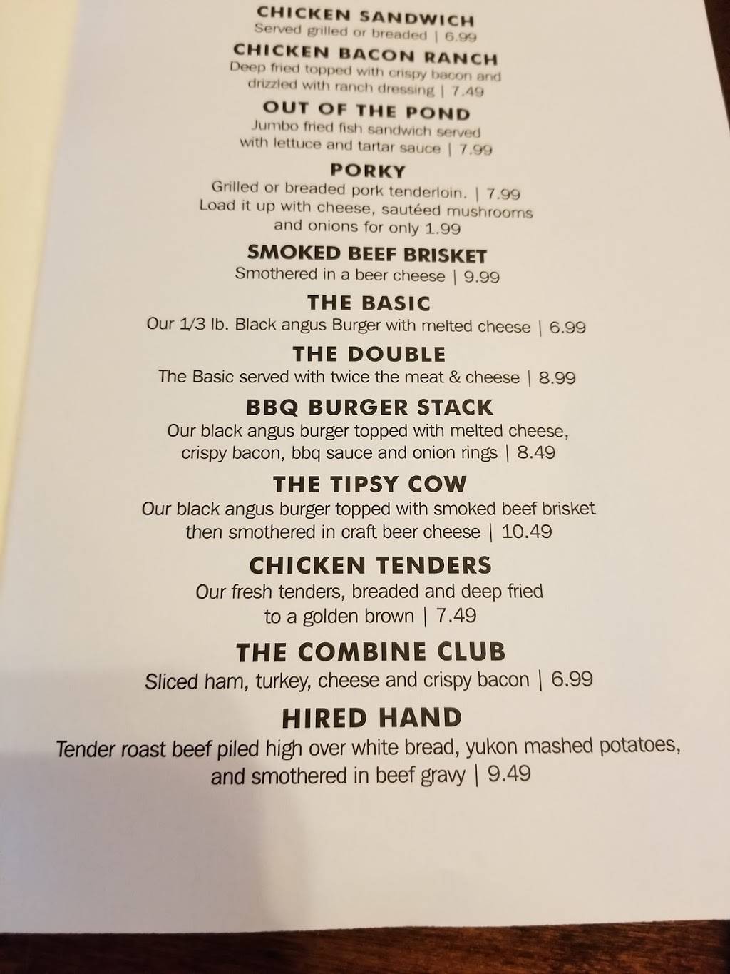 The Combine Bar and Grill | restaurant | 117 N Prospect St, Cambridge, IL 61238, USA | 3099372021 OR +1 309-937-2021