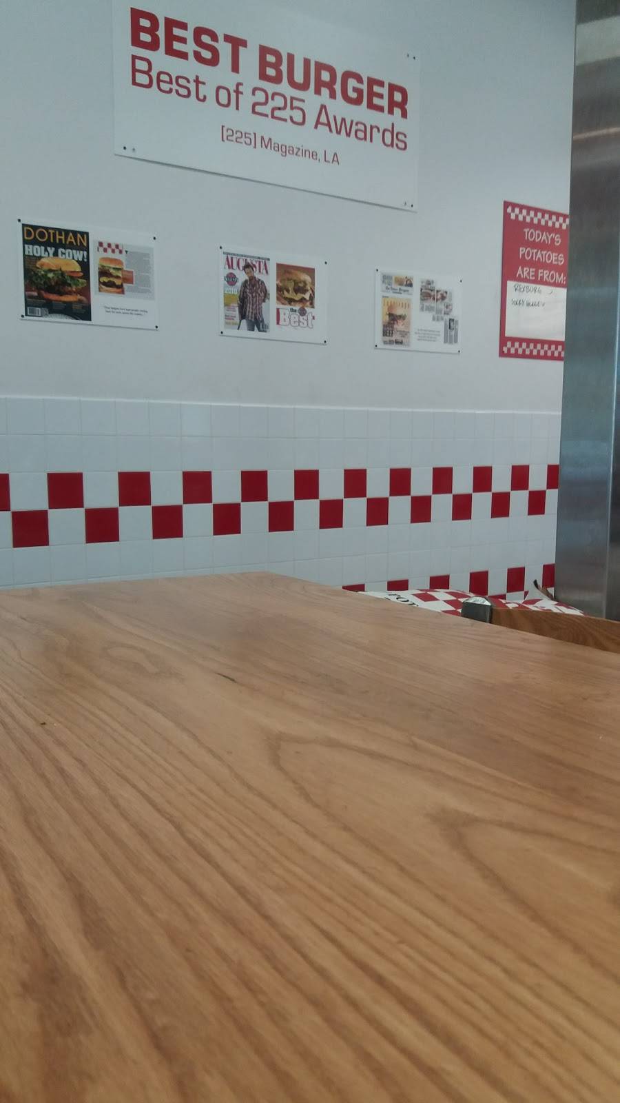 Five Guys | meal takeaway | 14640 Village Market St Suite 104, Baton Rouge, LA 70817, USA | 2259308563 OR +1 225-930-8563