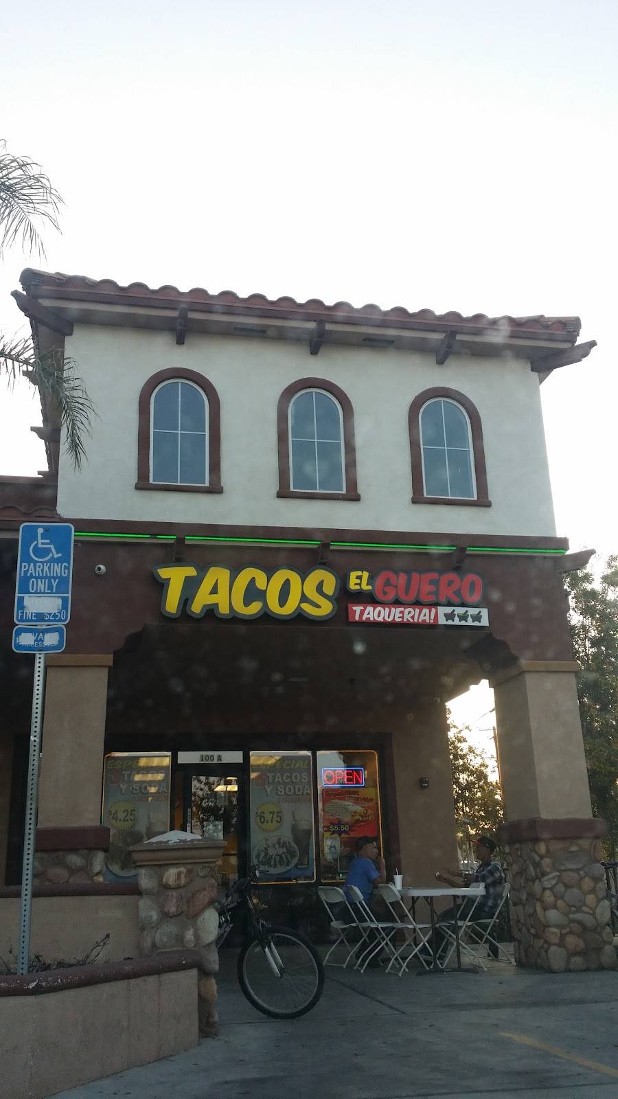 Tacos El Güero | restaurant | 16355 Merrill Ave, Fontana, CA 92335, USA | 9095650108 OR +1 909-565-0108