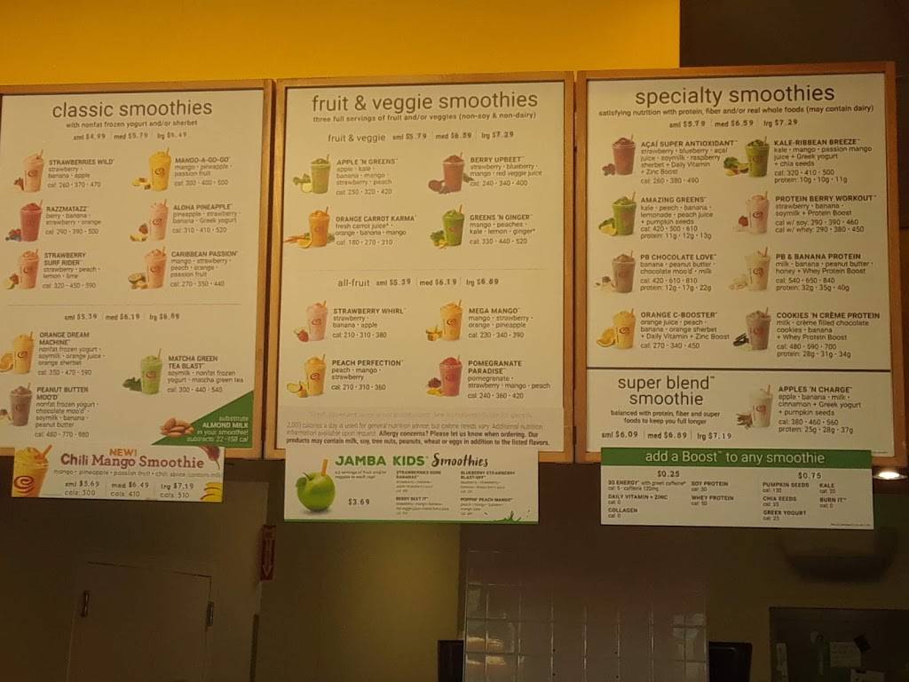 Jamba Tulare Pavilions | restaurant | 1681 Hillman St, Tulare, CA 93274, USA | 5596861857 OR +1 559-686-1857