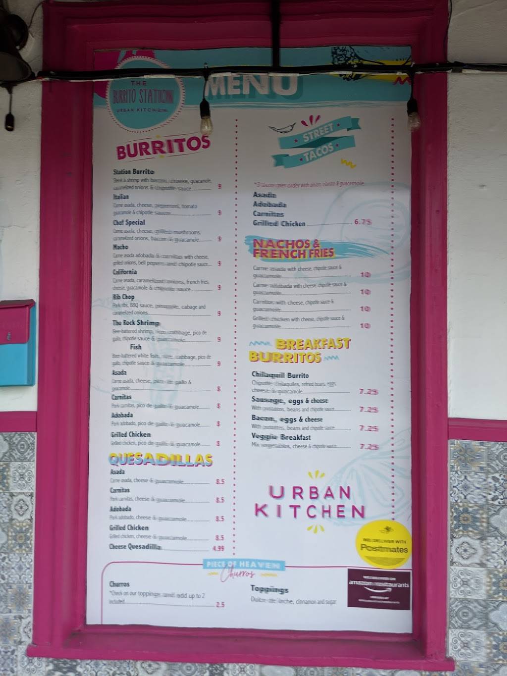 The burrito station | restaurant | 3130 University Ave, San Diego, CA 92104, USA | 6193268256 OR +1 619-326-8256