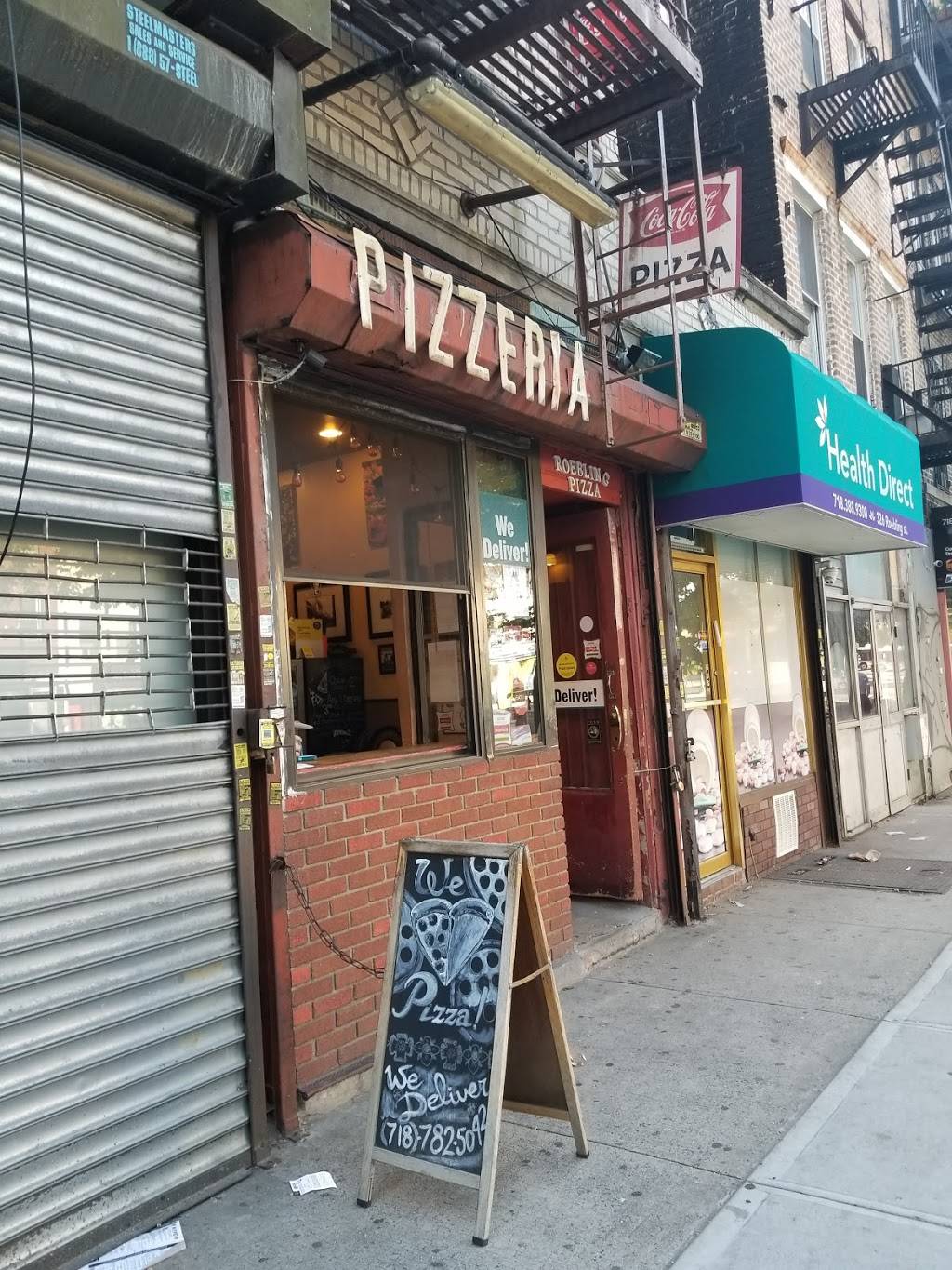 ROEBLING PIZZA | meal takeaway | 326 Roebling St, Brooklyn, NY 11211, USA | 7187825042 OR +1 718-782-5042