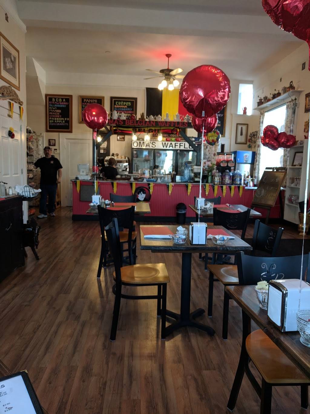 Omas Belgian Waffles and Cafe | restaurant | 9 Main St, Greenwich, OH 44837, USA | 5674594108 OR +1 567-459-4108