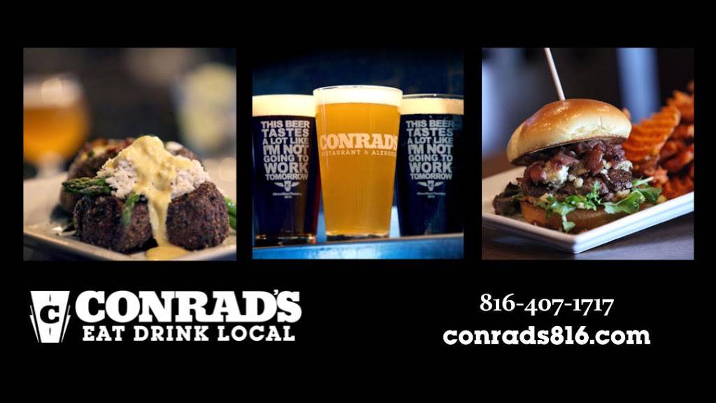 CONRADS Restaurant & Alehouse | restaurant | 210 North State Route 291, Liberty, MO 64068, USA | 8164071717 OR +1 816-407-1717