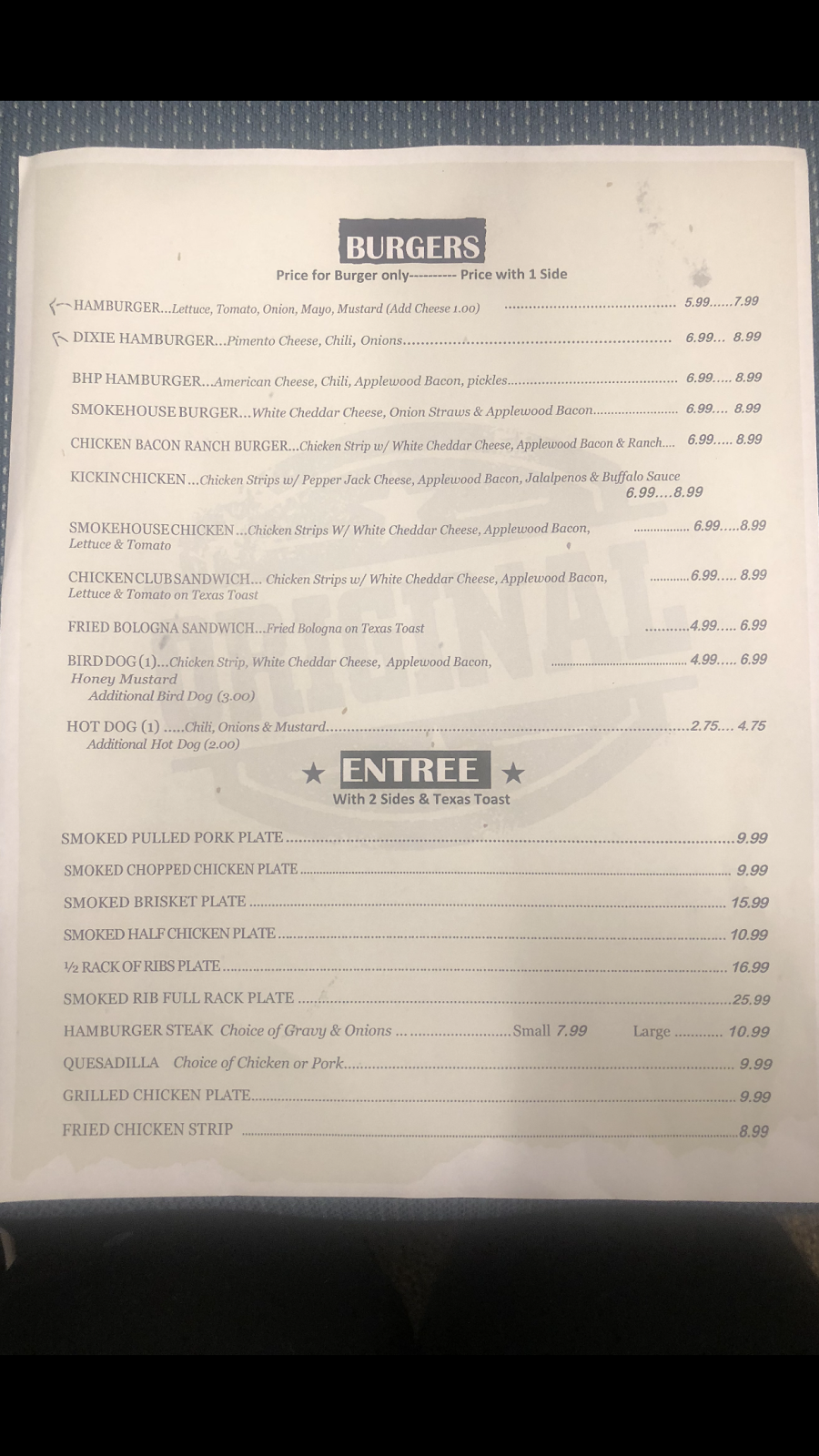 Woodchips Smokehouse | restaurant | 124 Church St, Honea Path, SC 29654, USA | 8643695558 OR +1 864-369-5558