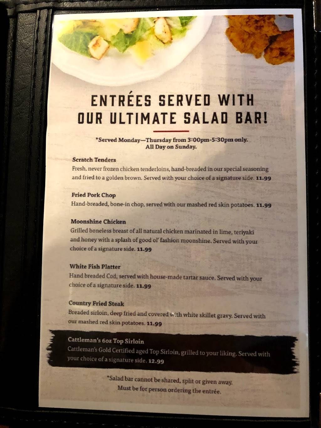 Cattlemans Roadhouse | restaurant | 1018 New Moody Ln, La Grange, KY 40031, USA | 5022651024 OR +1 502-265-1024